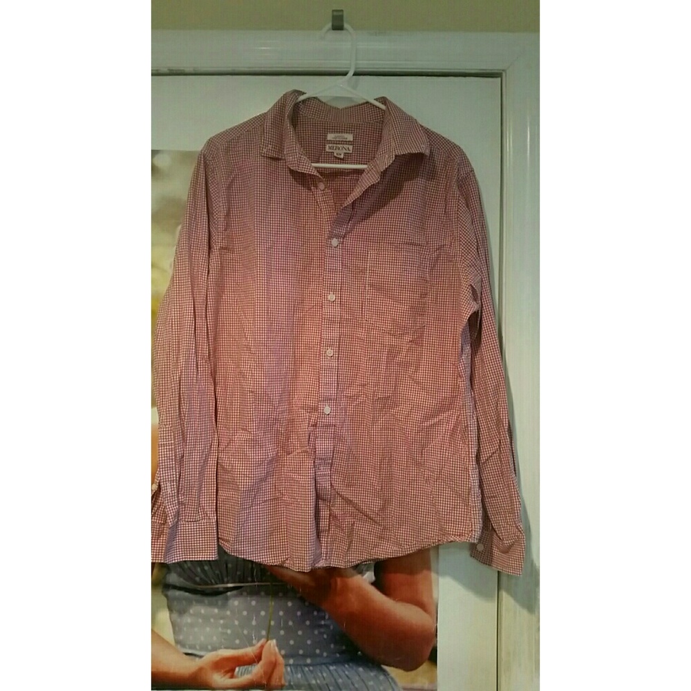 Red Checkered Button Up
